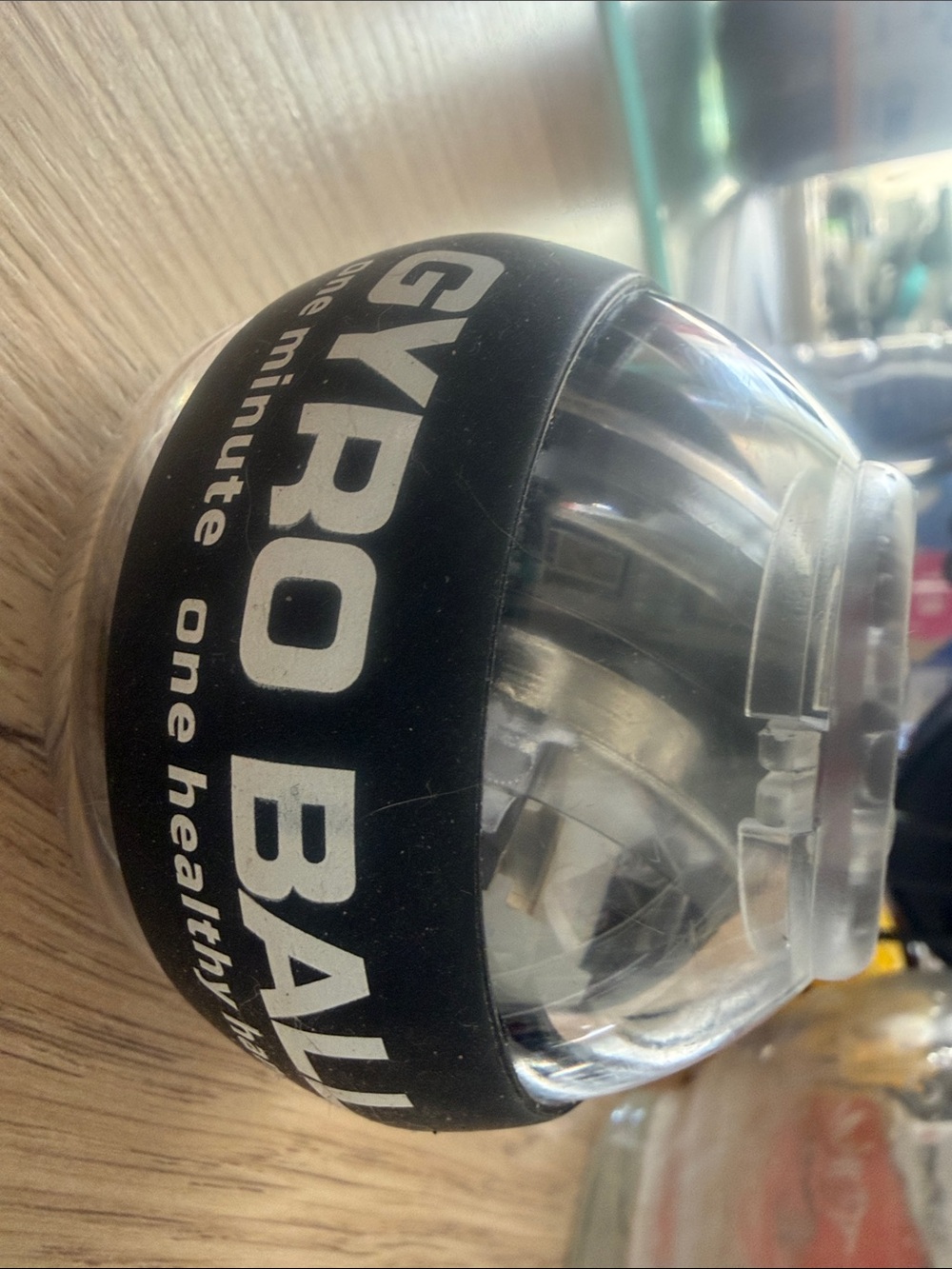 Handheld Power Ball - Black Clear